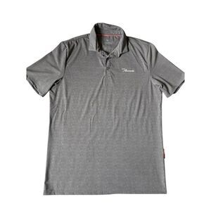 Macade Men’s Golf Polo Tee Shirt size L Gray